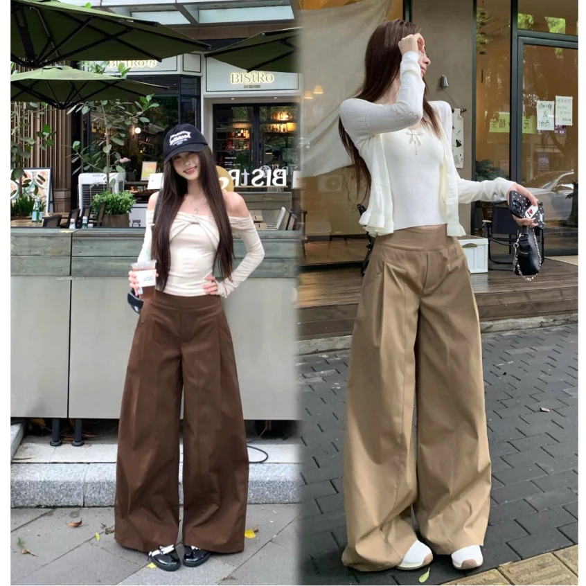 Quần ống rộng nữ kaki new 2026. Quần ống rộng new thiết kế mới. dễ mix đồ. sẵn đủ màu ( Q3)