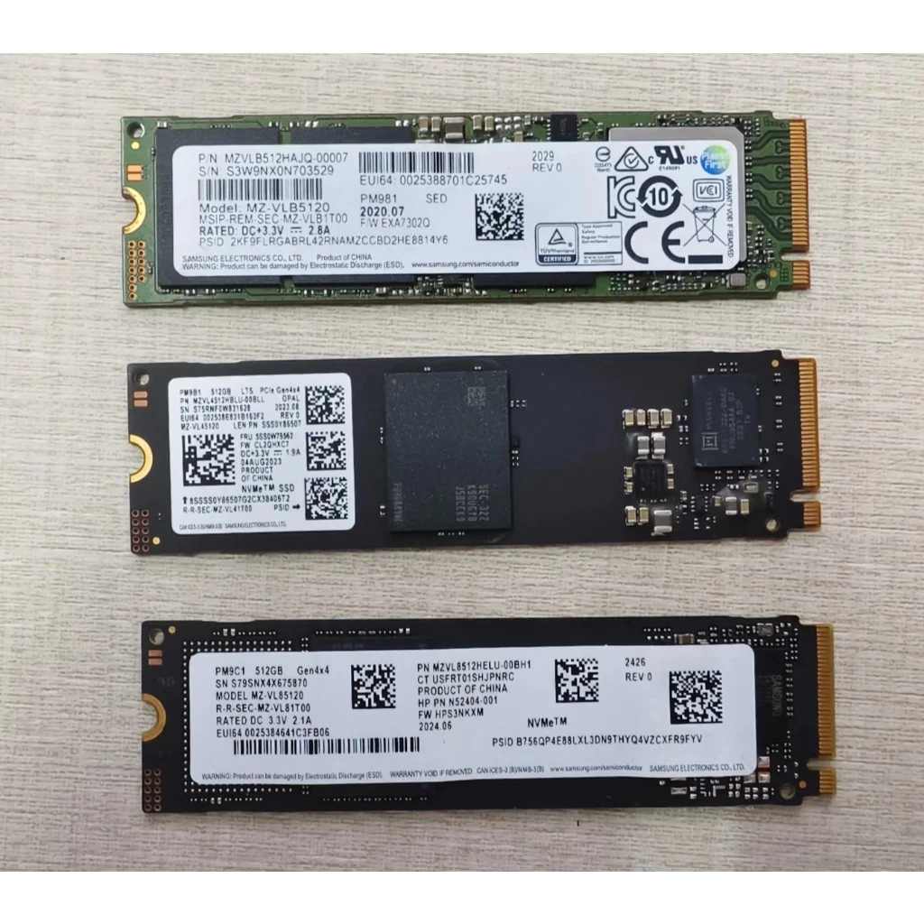Ổ cứng SSD NVMe 512GB 1TB cũ các loại- hàng tháo máy
