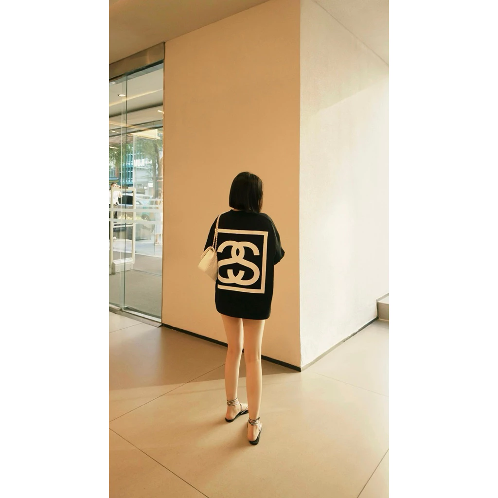 Áo Thun tay dài Stussy - In Sắc Nét Chuẩn Hình Cotton 100% Dày Dặn