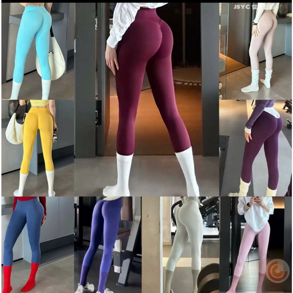 MIDORI SPORT -[22 MÀU] QUẦN DÀI CÓ CHUN 6208 (HÀNG QC) MÃ HÀNG K1066  - CẠP CAO 10CM - DỆT KIM -ĐI TẬP GYM,AEROBIC ,...,