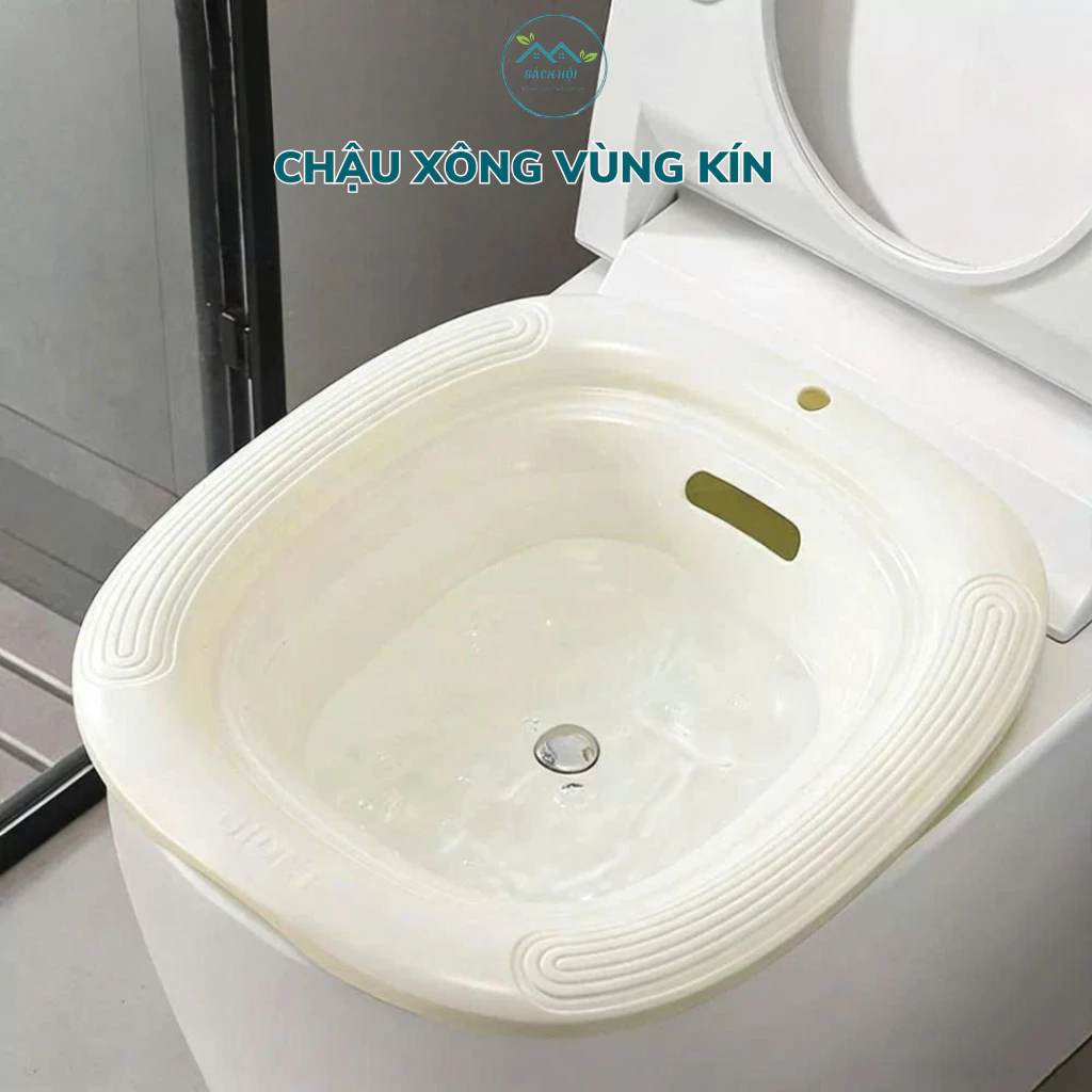 Chậu Xông Hơi Vùng Kín Đa Năng – Chậu Ngâm Phụ Khoa Gấp Gọn, Hỗ Trợ Chăm Sóc Sau Sinh, Thoải Mái Tại Nhà
