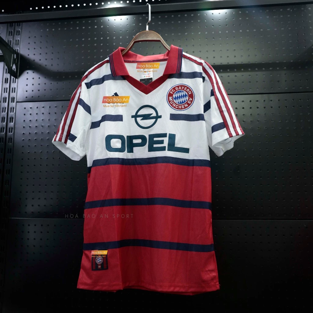 [Chỉ Có Áo] Áo Bóng Đá Retro CLB Bayern 1998 - Hàng Nhập Khẩu Thái Lan BẢN CAO CẤP FOM CHÂU ÂU