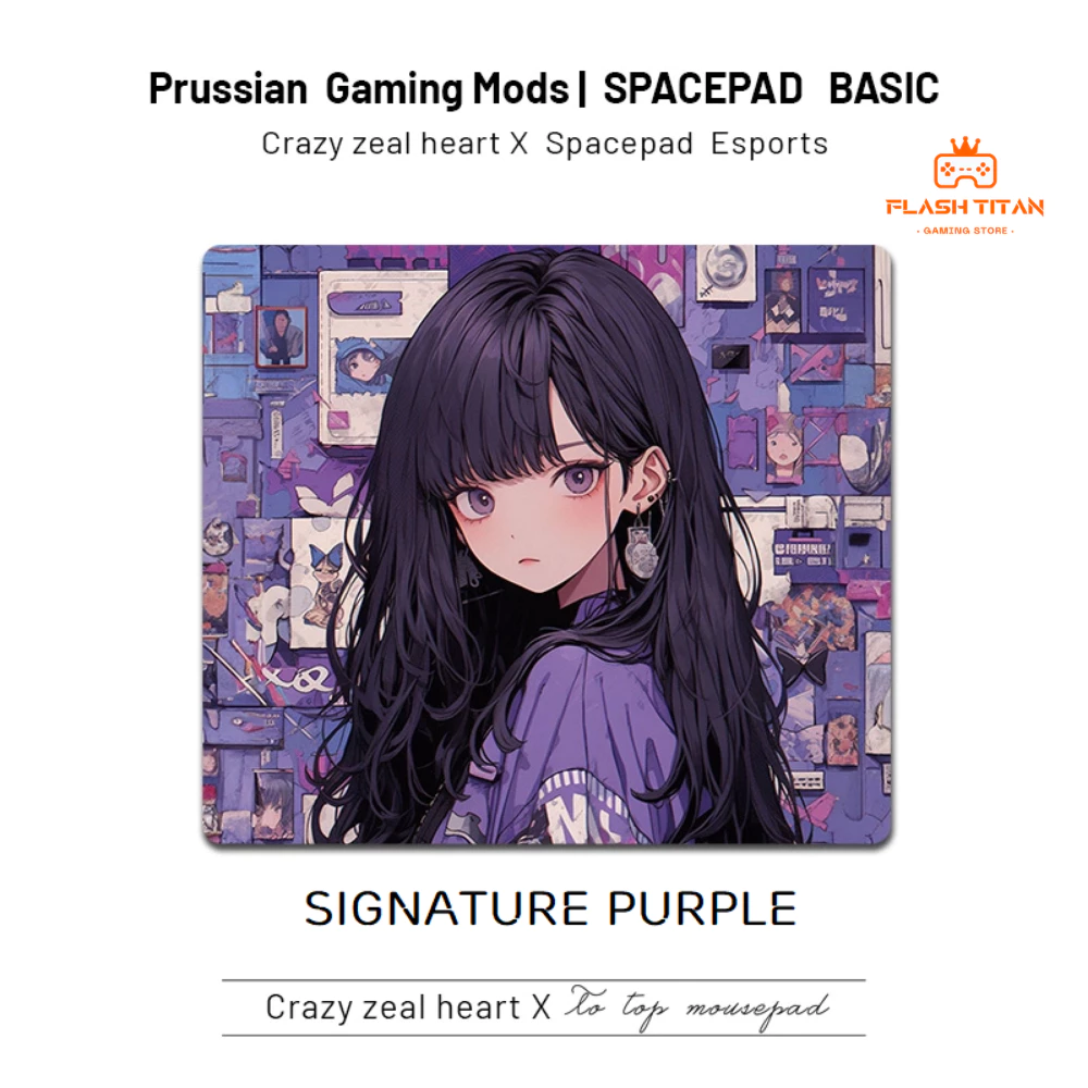 Lót chuột gaming SpacePad Prussian 40x45cm - Pad chuột chống nước - Phù hợp cho game thủ, văn phòng