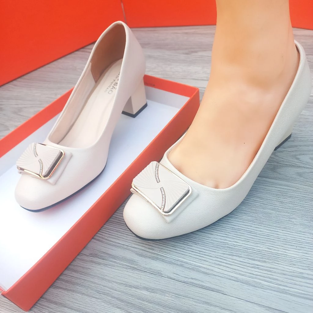 GIÀY CAO GÓT KHÓA XOÁY MŨI VUÔNG CAO 5P SIZE 35_42