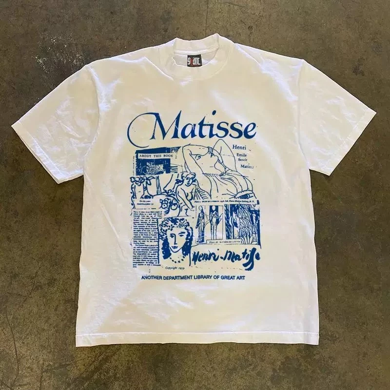 [ Deal Mở Bán ] Áo Thun Nam Nữ In Hình  Matisee - Form Oversize - Cotton100% - 250GSM. DT835