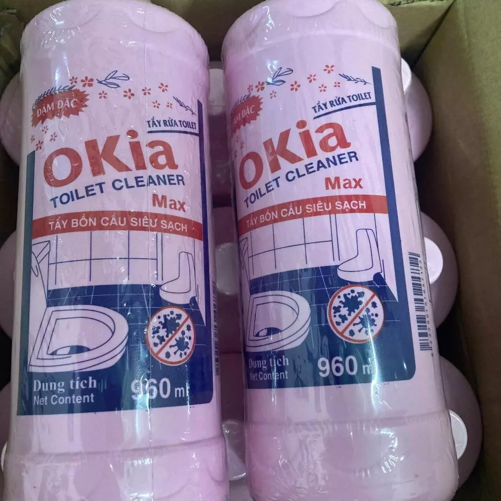 Tẩy Bồn Cầu Okia Thái Lan 960ml Hàng Cực Mạnh Siêu Sạch Đánh Bật Mọi Vết Bẩn
