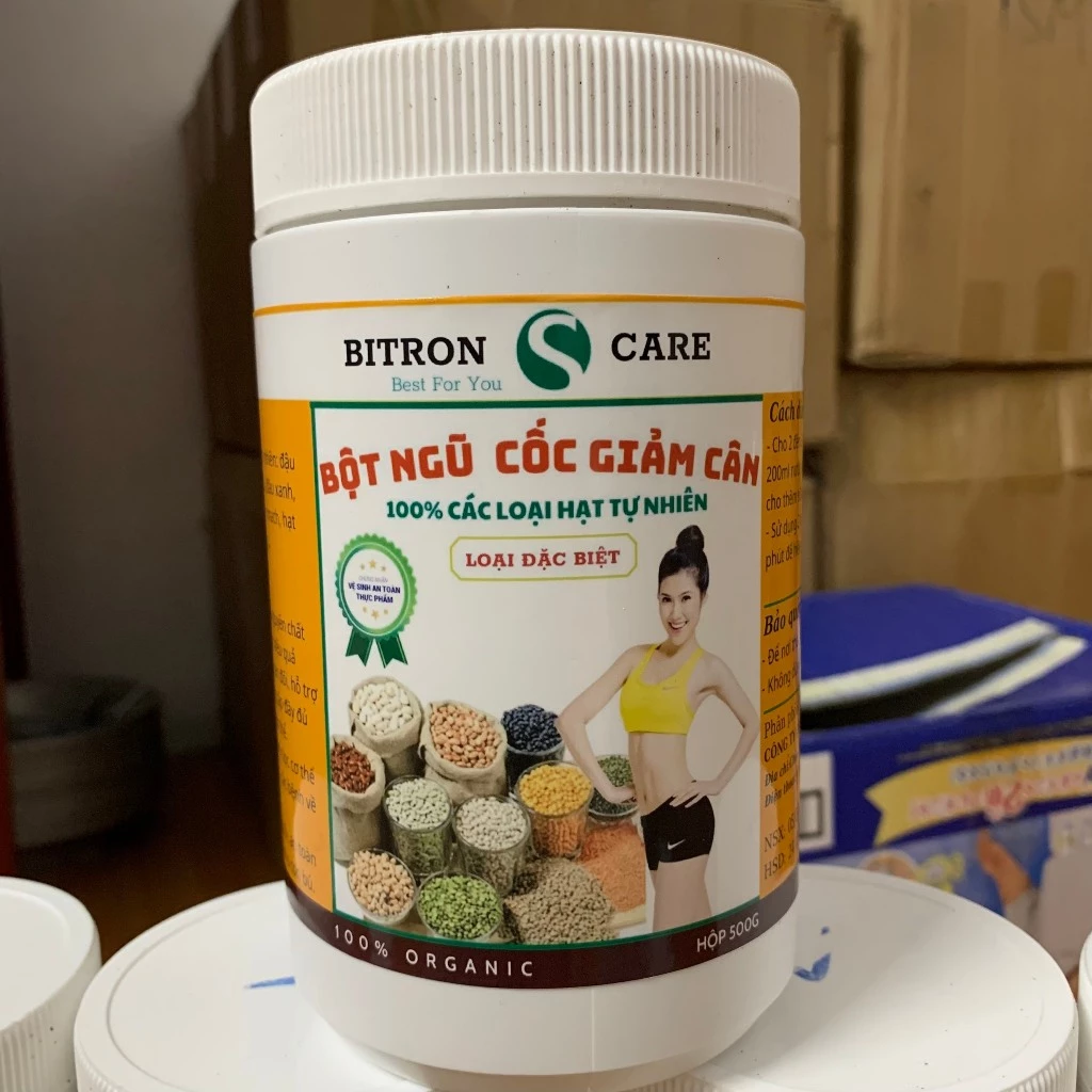 Ngũ cốc giảm cân, Bột ngũ cốcăn kiêng  đẹp dáng đẹp da HỘP 500G, ngũ cốc ăn kiêng 100% các loại hạt tự nhiên -BNC