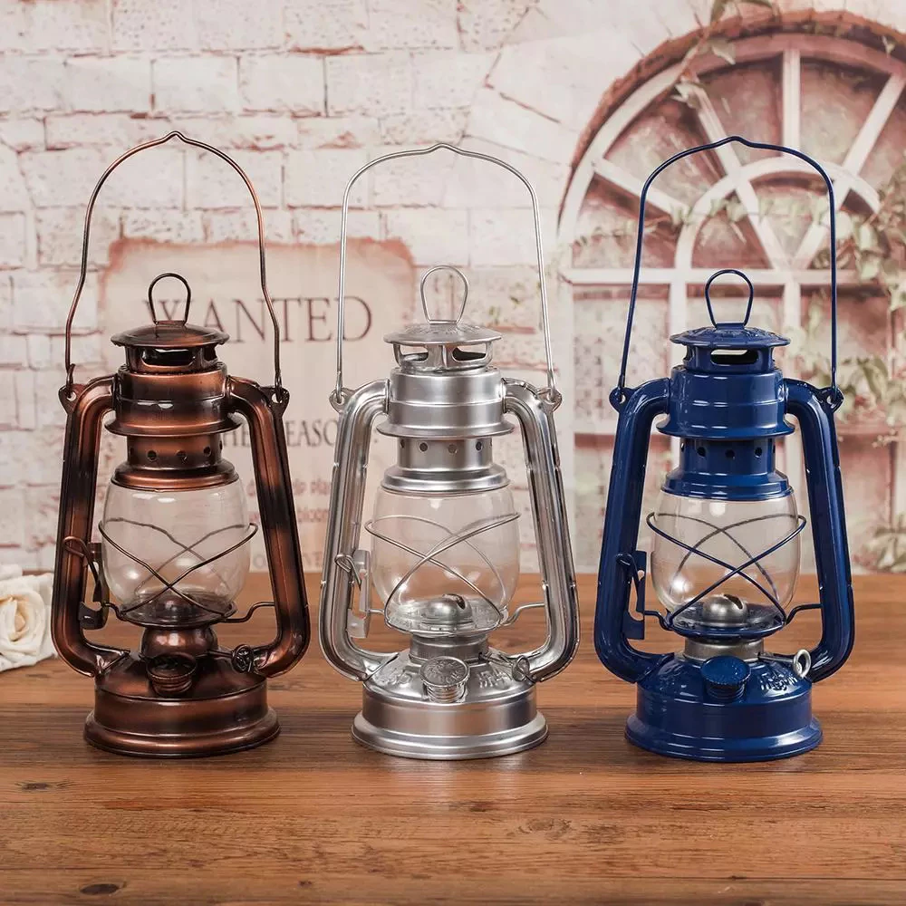 Đèn bão trang trí tết phong cách tết xưa, decor tết cổ truyền đèn dầu chống bão ,đèn măng xông cắm trại tiện lợi