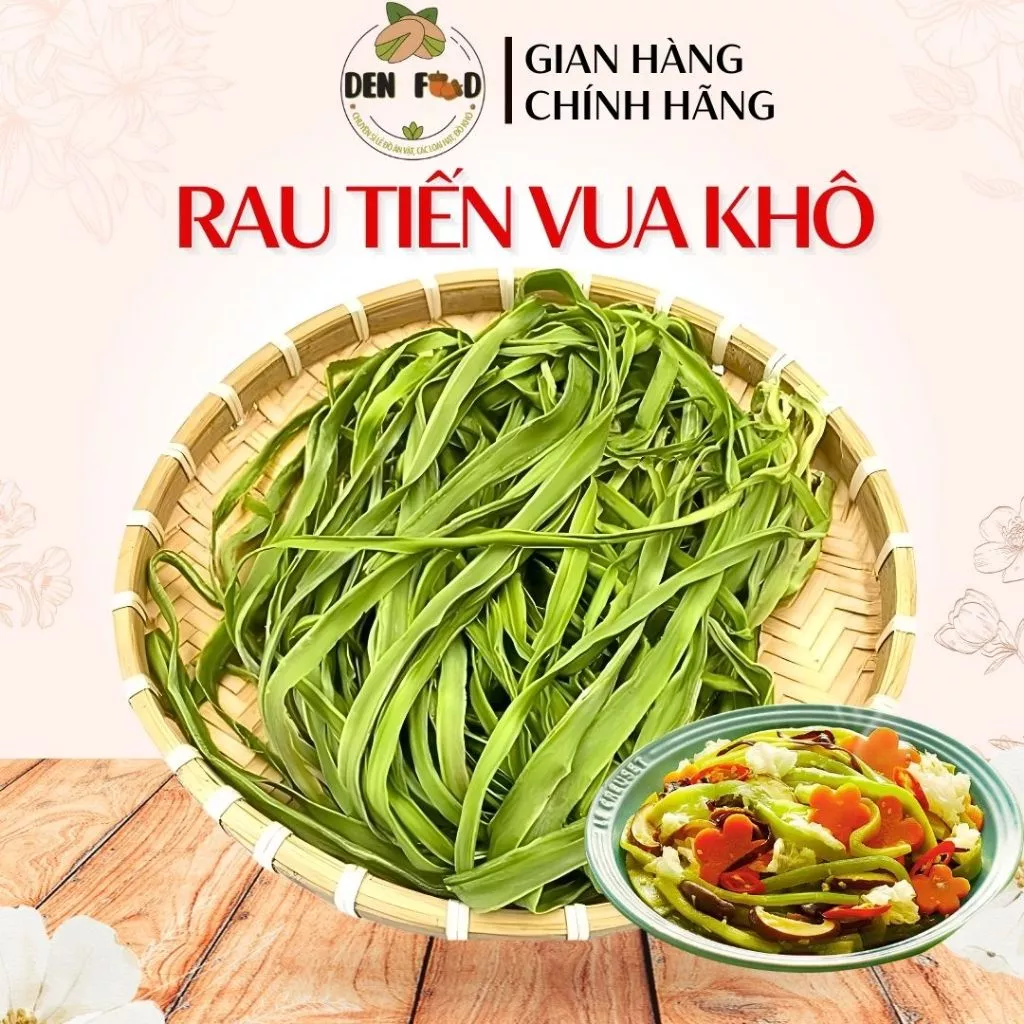 500gr Rau Tiến Vua Khô Dai Giòn Đặc Biệt
