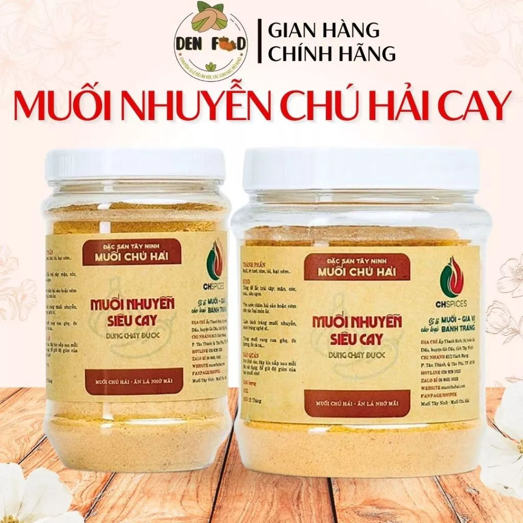 Muối Nhuyễn Tây Ninh Chú Hải Loại Cay - Ăn Vặt Denfood
