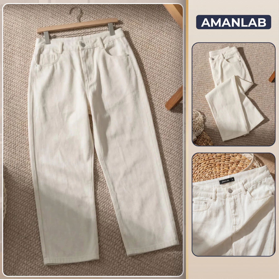 [DEAL MỞ BÁN] Quần dài kaki nam ống suông basic, chất vải dày dặn, chuẩn form RICH PANT AMANLAB