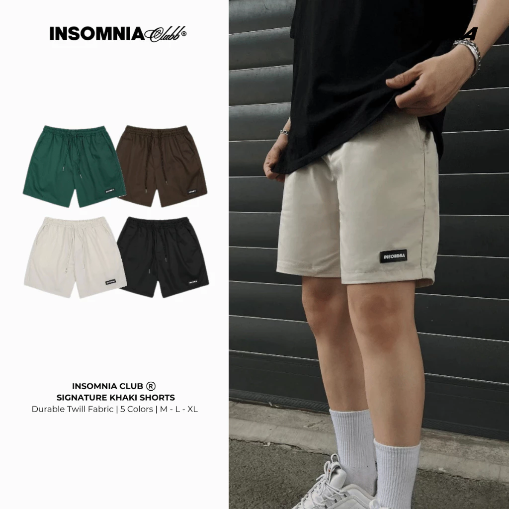 Quần short kaki LocalBrand Insomnia "SIGNATURE SHORT" #5 color