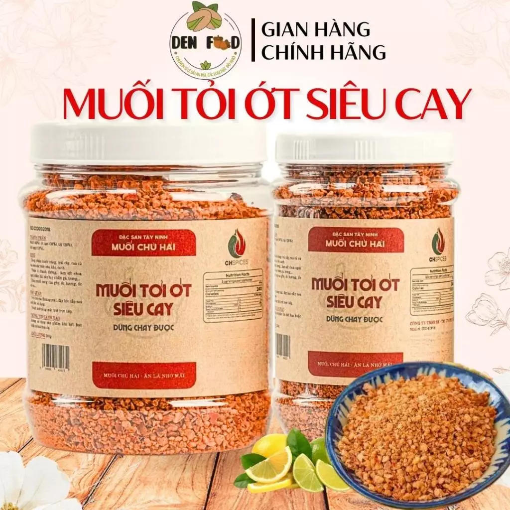 Muối Tây Ninh Chú Hải loại ngon, tỏi ớt siêu cay