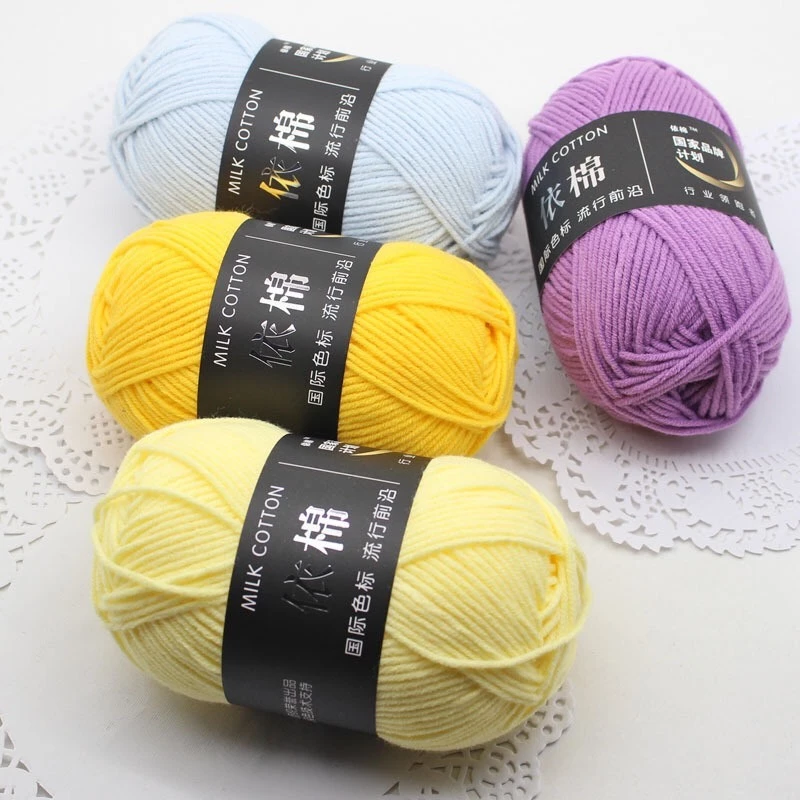 Combo 100 cuộn len milk Cotton hàng chuẩn đẹp