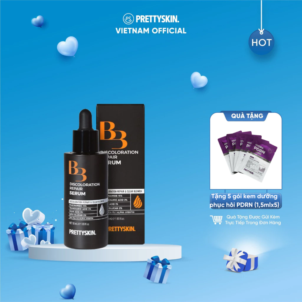 (Tặng 5 sample kem dưỡng) Serum B3 Discoloration Repair & Clear Blemish