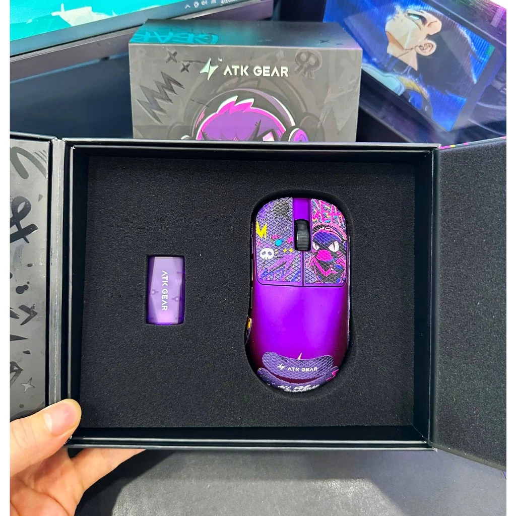 Chuột Gaming ATK Duckbill Ultra PAW3950 Ultra ( kèm dongle 8k ) - Nordic 54H20 - 8000Hz , giá rẻ nhất thị trường