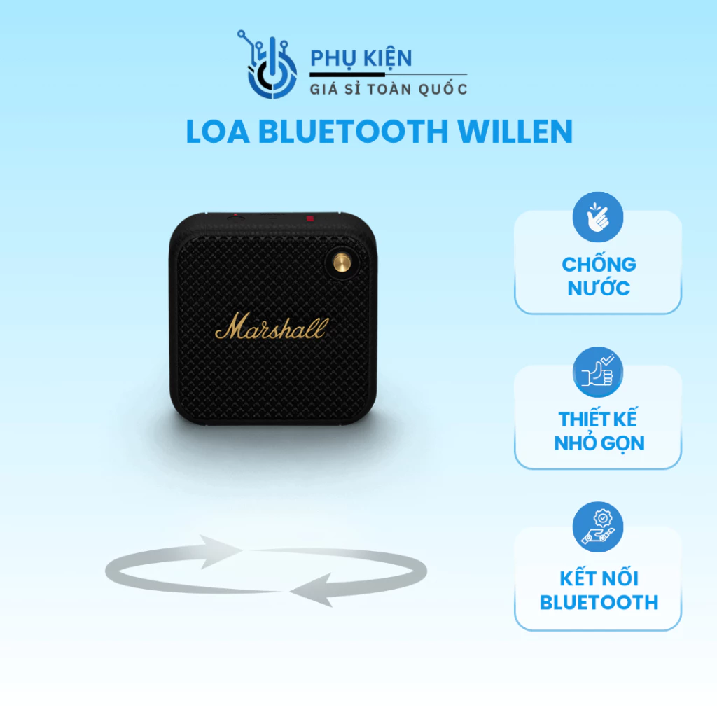 Loa Bluetooth Willen là dòng loa di động với thiết kế nhỏ gọn mang phong cách cổ điển đặc trưng