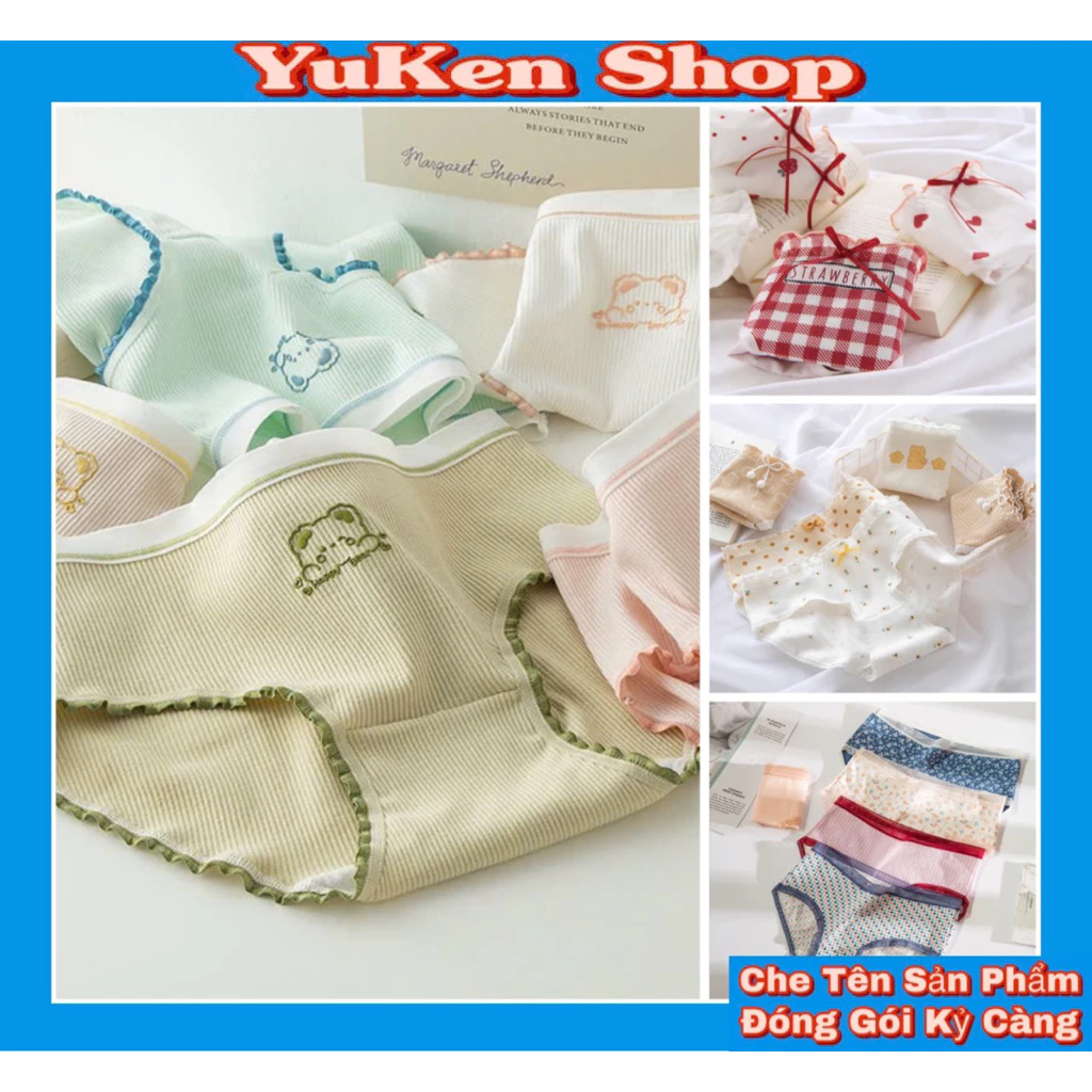 SALE Bỏ Mẫu - 5 Quần Lót Bé Gái Chất Liệu Cotton Mềm,Mịn,Tất Cả Hàng Loại 1