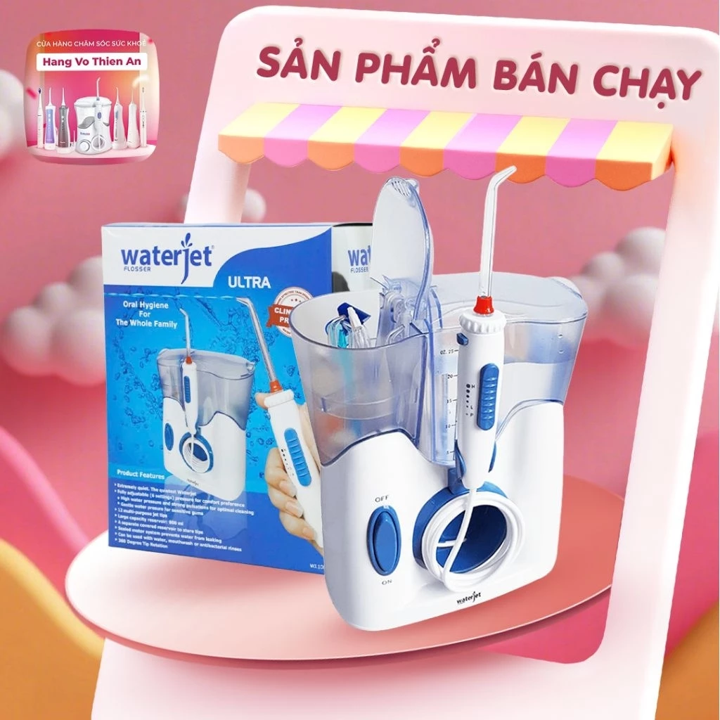 [ HỎA TỐC ] [Chính hãng] Máy tăm nước gia đình WaterJet Ultra Flosser - Hàng Mỹ