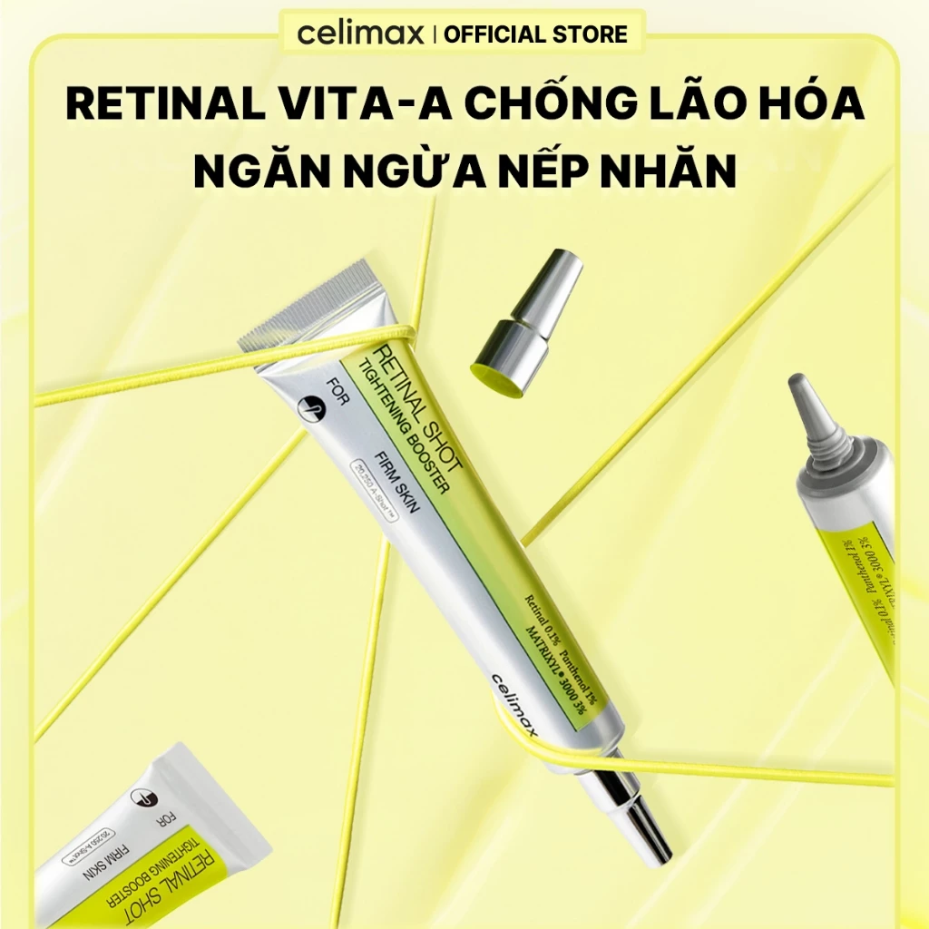 [LIVE_SHP] Tinh Chất Chống Lão Hóa Thu Nhỏ Lỗ Chân Lông Celimax Hàn Quốc The VIta-A Retinal Shot Tightening Booster 15ml