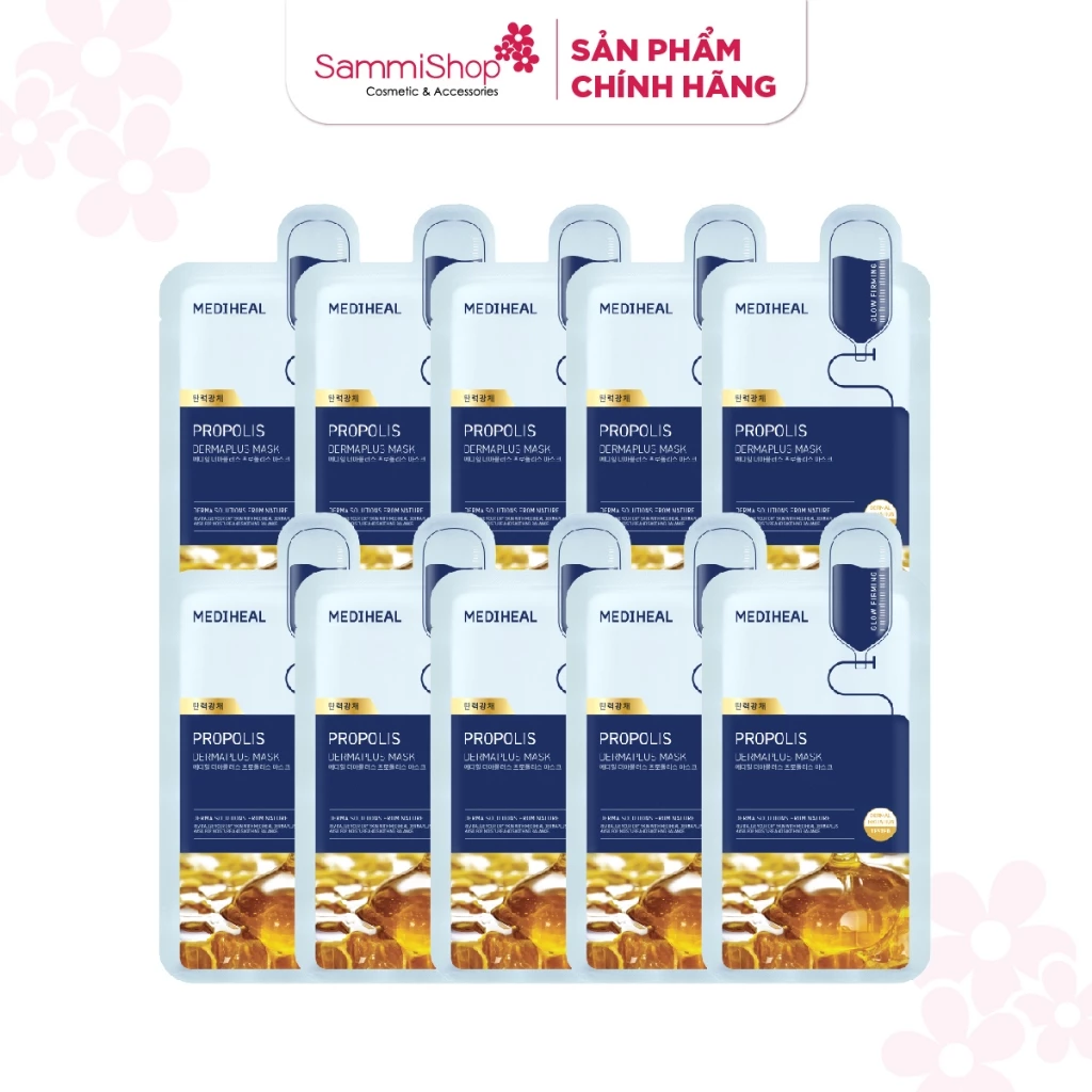 Combo 10 Mediheal Mặt nạ Dermaplus Mask 22ml