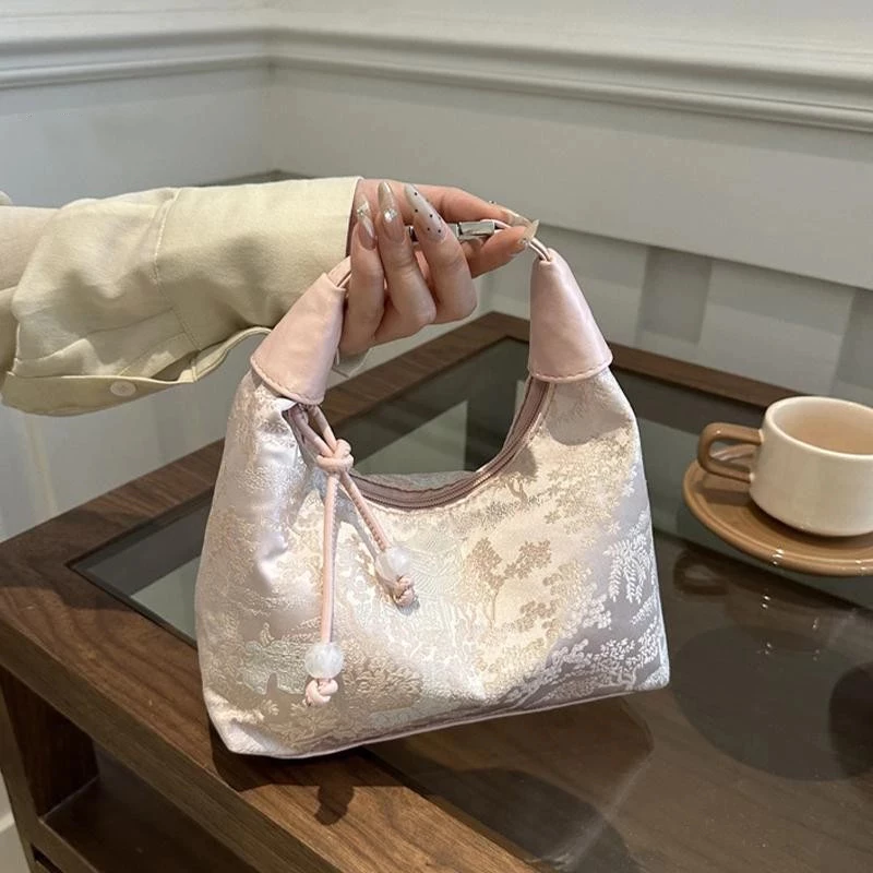 Mới Phong Cách Trung Quốc Mỹ Thêu Nữ Túi Xách Thời Trang Mùa Hè Túi Đeo Vai Đeo Ngang Đảng Hàng Ngày Tote Túi Xách Nữ Tố