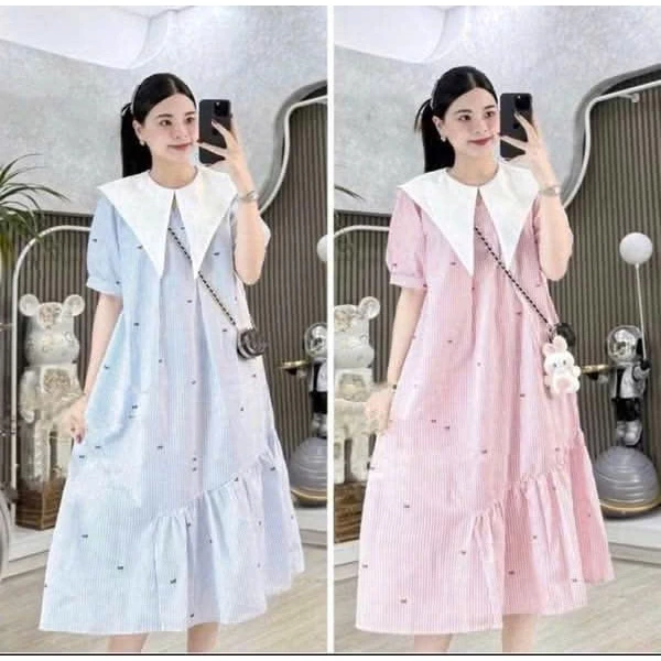 (Đủ size đến 100kg)Váy bầu,đầm bầu Bigsize chất Umi cực xinh