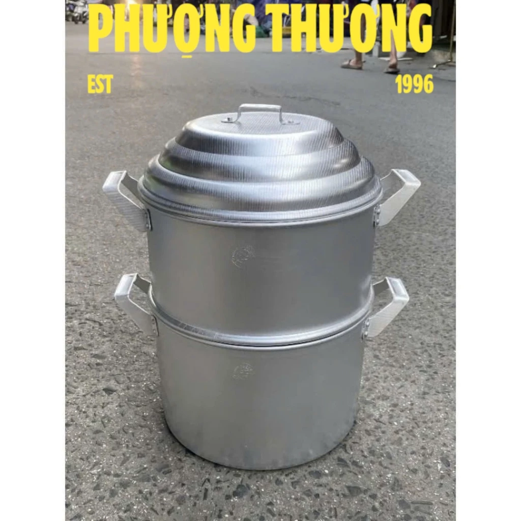 Chõ Đồ Xôi, Nồi Hấp 1Kg Đến 10Kg Nếp Thân Rời Tiện Lợi, Nồi Hấp Kèm Nồi Luộc Gà || Nhôm Hải Phòng