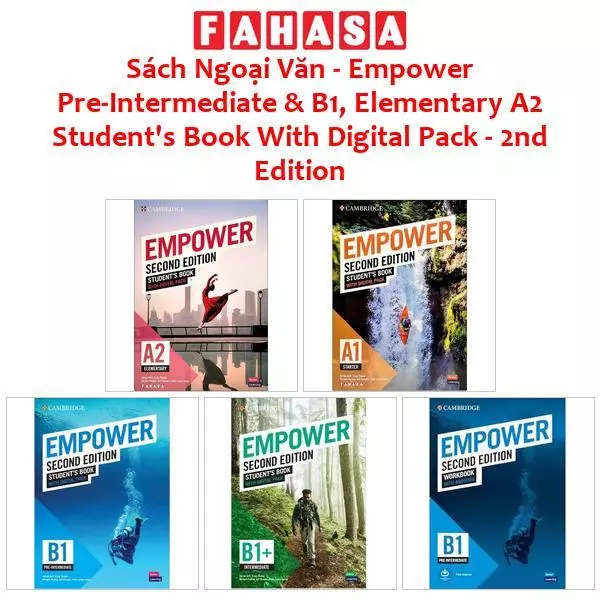 Sách Ngoại Văn - Empower Pre-Intermediate & B1, Elementary A2 Student's Book With Digital Pack - 2nd Edition