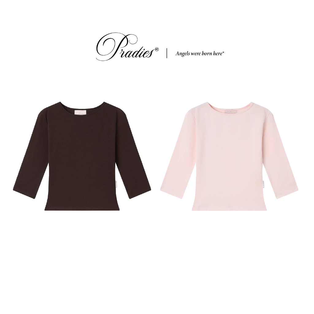 Áo Thun Nữ Tay Lửng Trơn PRADIES - Elbow Top