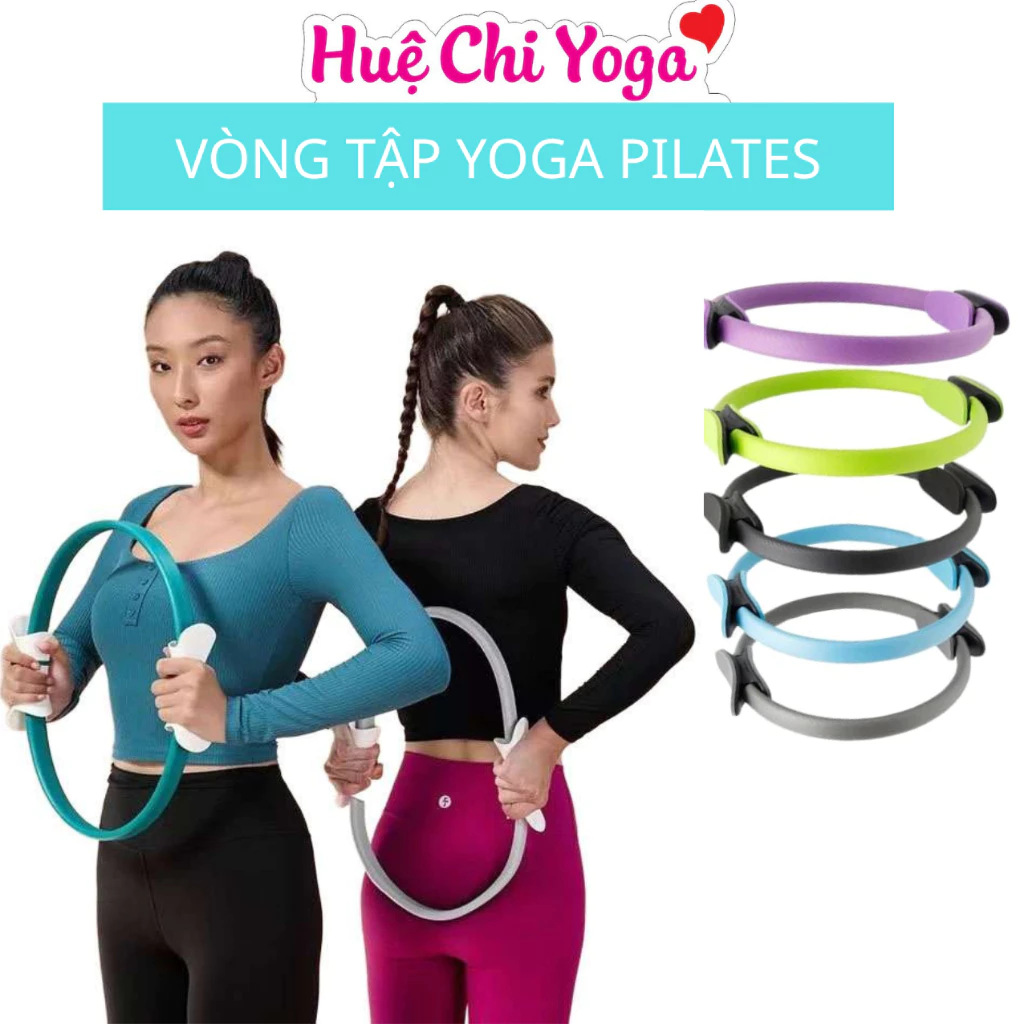 Vòng Tập Yoga Pilates PINMU Cao Cấp Dụng Cụ Có Thể Sử Dụng Tay Vai Đùi Cơ Bụng Mông Đa Năng