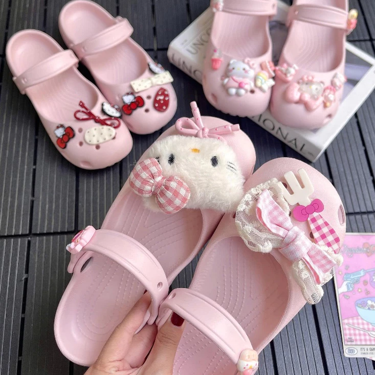 Dép Sục Bệt classic Ballet Dép Quai Hậu Ballet Nữ Dễ Thương Kèm Charm