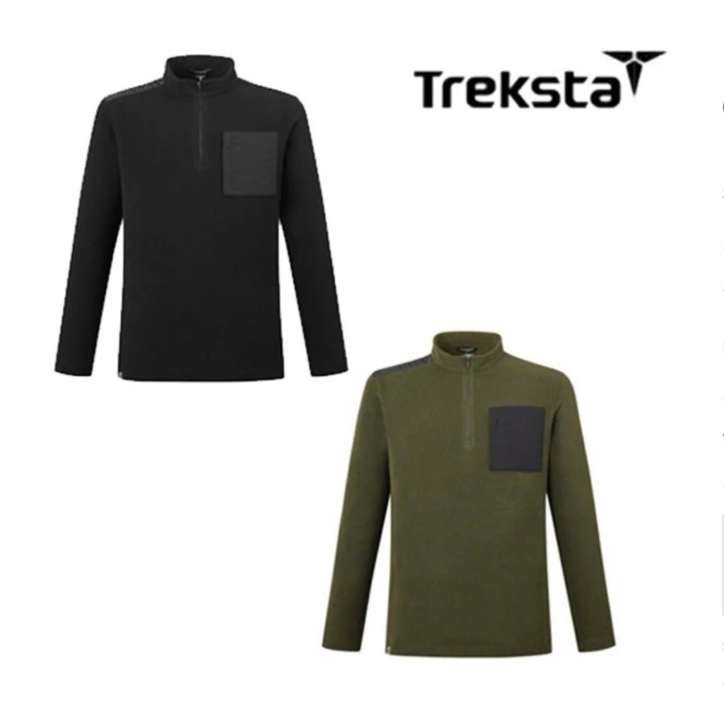 Áo nỉ mỏng dài tay 1/4 zip  dòng outdoor treska dành cho nam