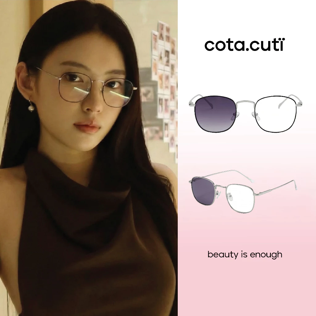 [LIZ][cota.cuti x Veebong] Kính Râm/Kính Mắt Thời Trang cota.cuti - Gọng Kính Thiết Kế Cá Tính, Chất Liệu Hợp Kim