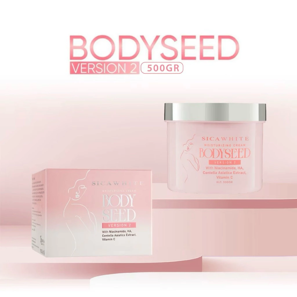 [VER 2] Body Mầm Sica White 500G, Kem Body Seed Dưỡng Trắng Sáng Da - SICA WHITE
