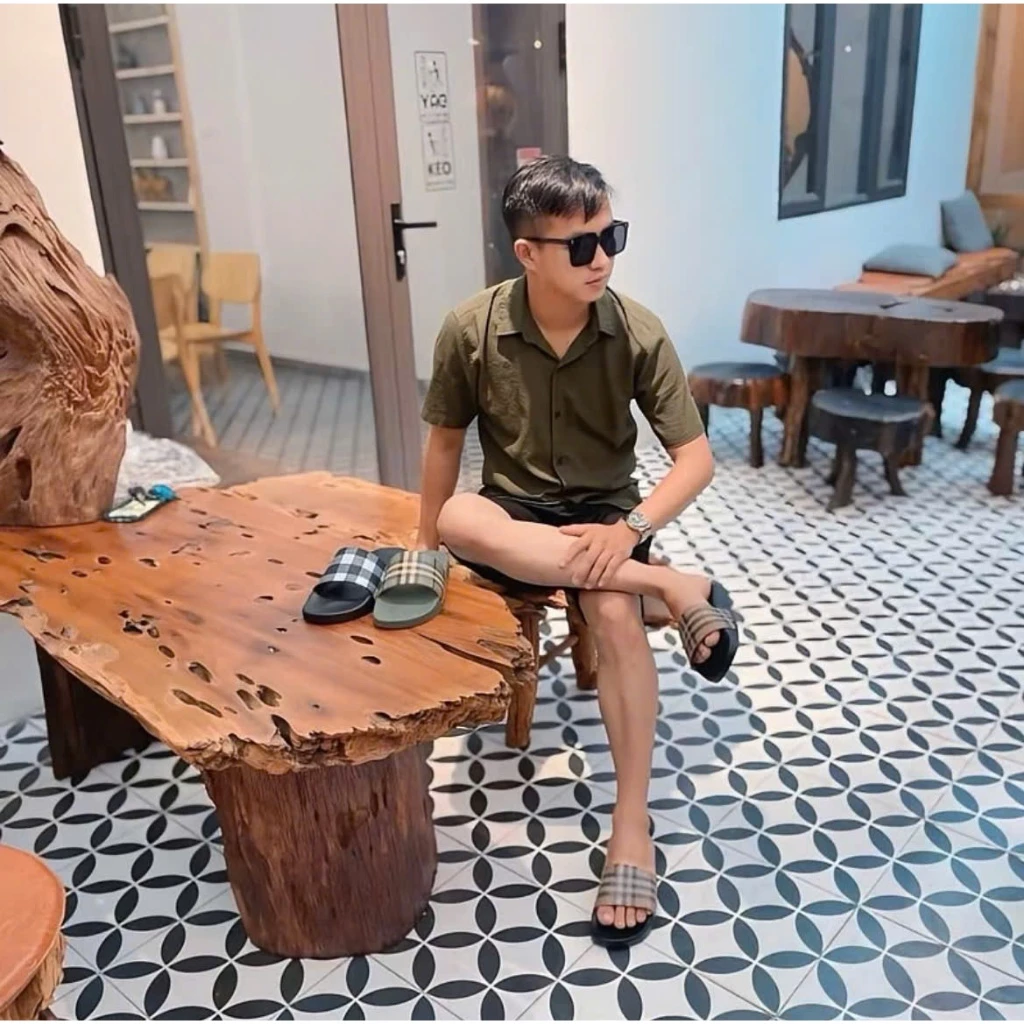 Dép Nam BB - Rờ Hàng Quảng Châu Đế PU Đủ Chữ Đủ Logo - Dép Bê BR Chuẩn Form Ath Xịn Xò Hottrend tt