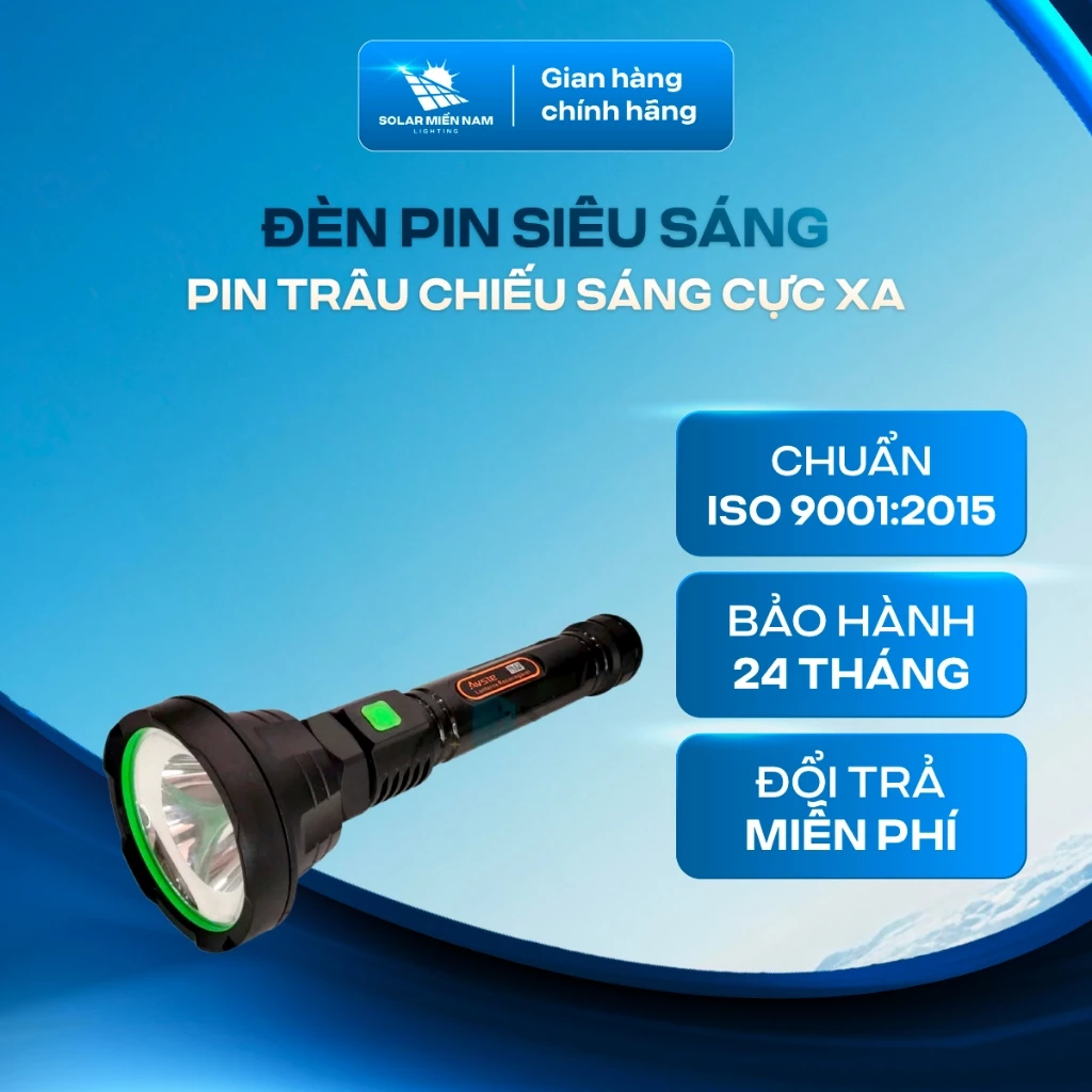 Đèn Pin Siêu Sáng, Loại Đèn Pin Cầm Tay Sạc USB, LED COB 4 Chế Độ Sáng, Chống Thấm Nước, Có COB Led Hông