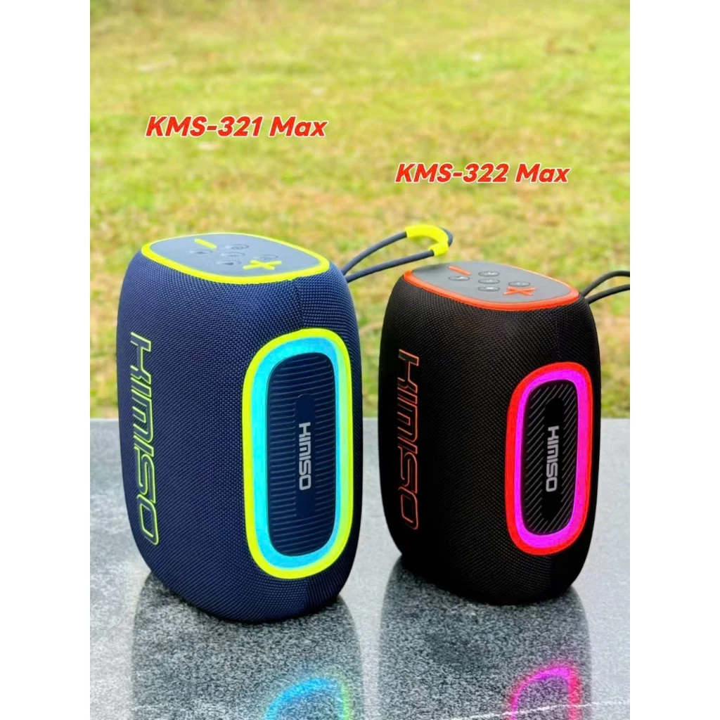 Loa Bluetooth KMS-321max siêu bass công suât 50w có tay cầm led theo nhạc