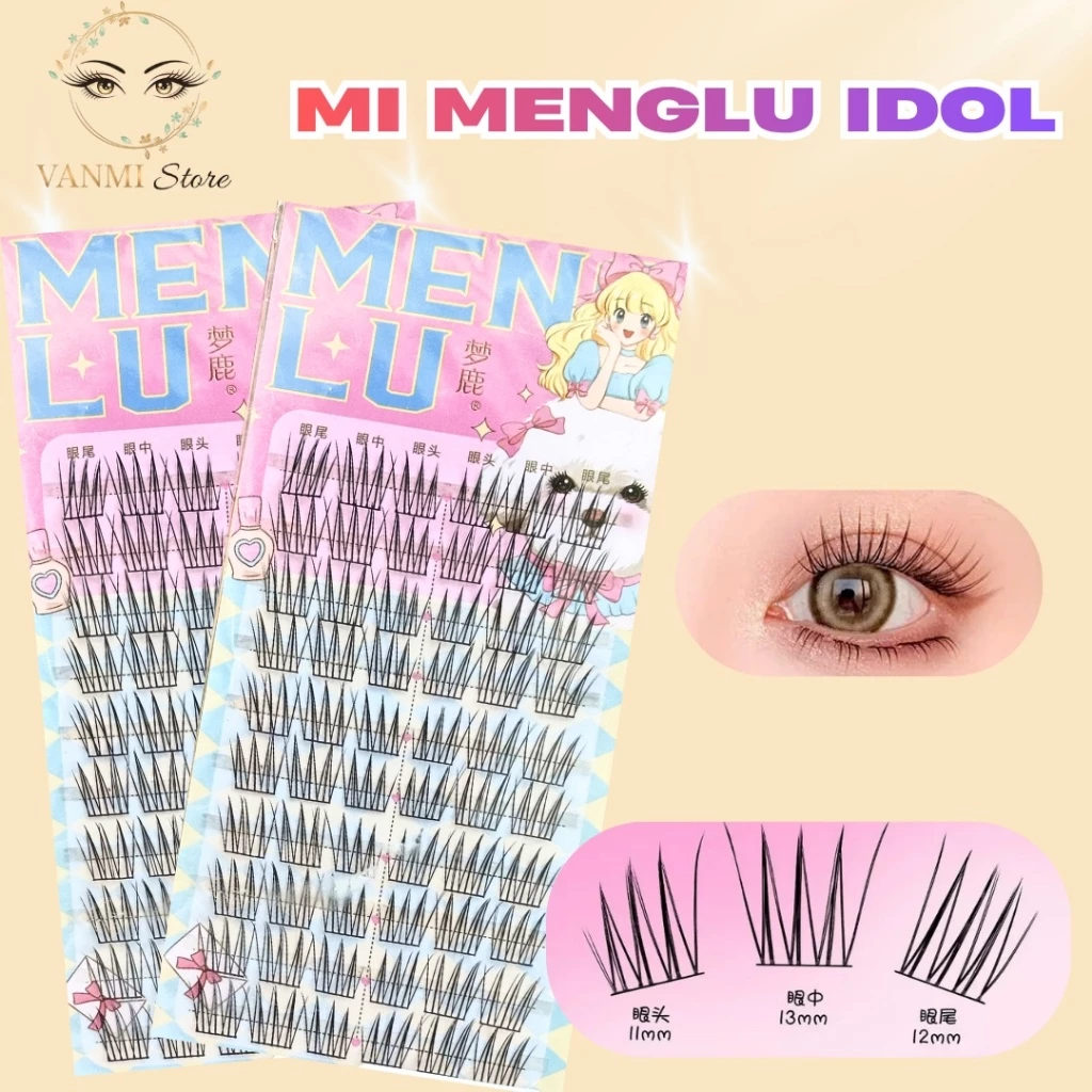 Mi giả Idol Menlu, top mi giả cụm được yêu thích nhà Menlu - Vanmi Store