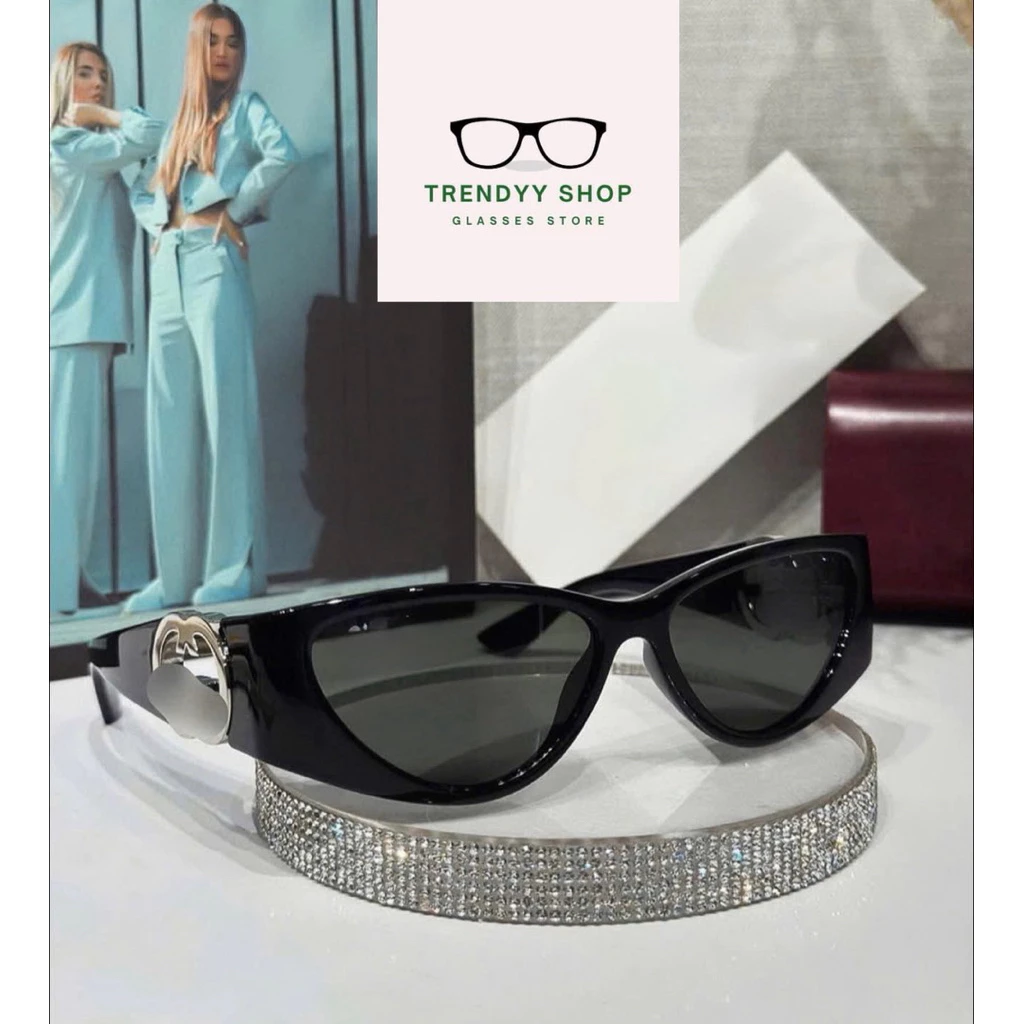 Kính Mắt thời Trang nữ GU-Xề  Mắt kính mắt mèo kiểu dáng hot trendy