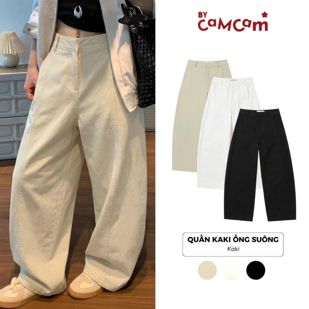 Quần Dài Ống Cong Bycamcam JERSEY BARREL Co Dãn Thoải Mái Dễ Vận Động Basic Nam Nữ QTD470