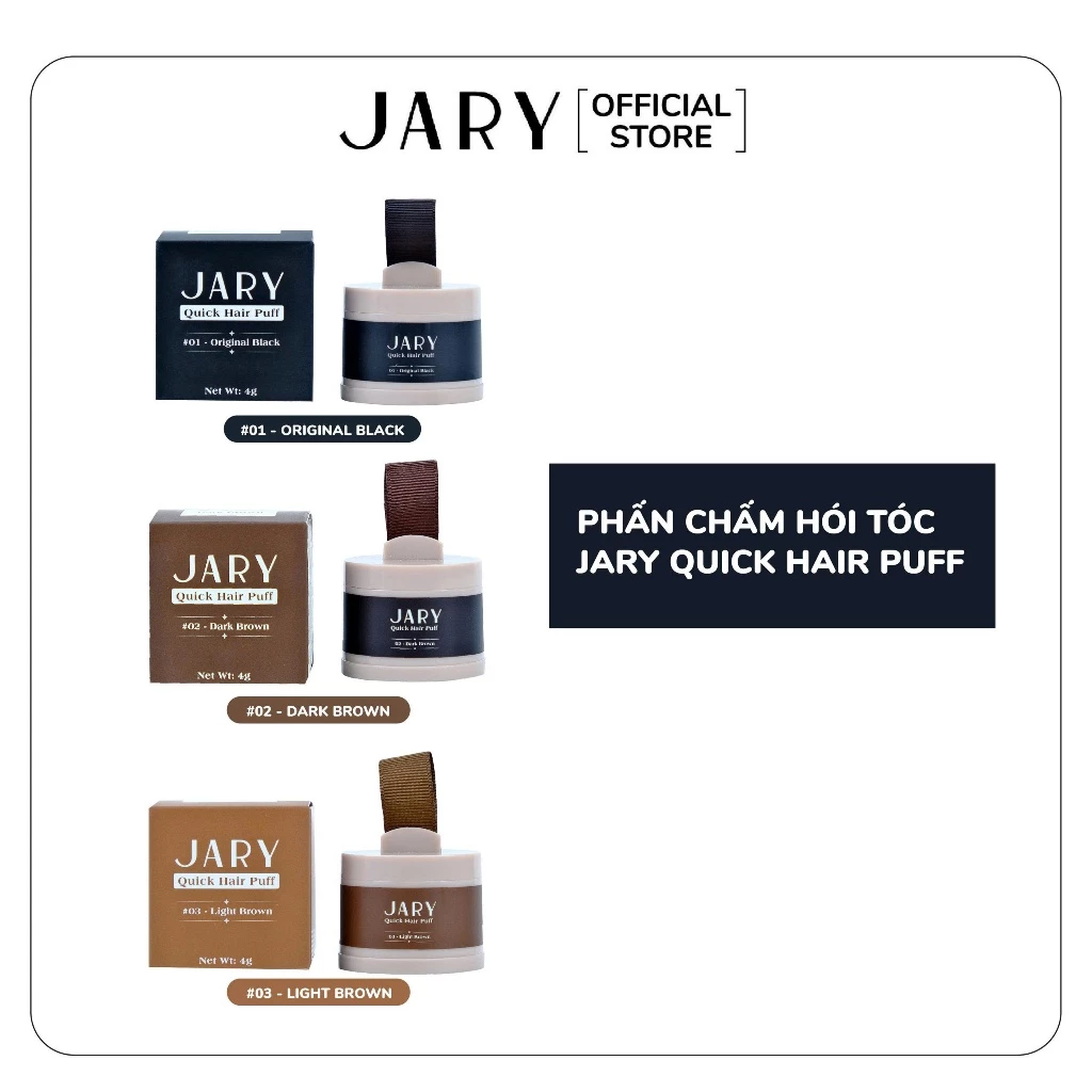 Phấn chấm hói Jary Quick Hair Puff 4g