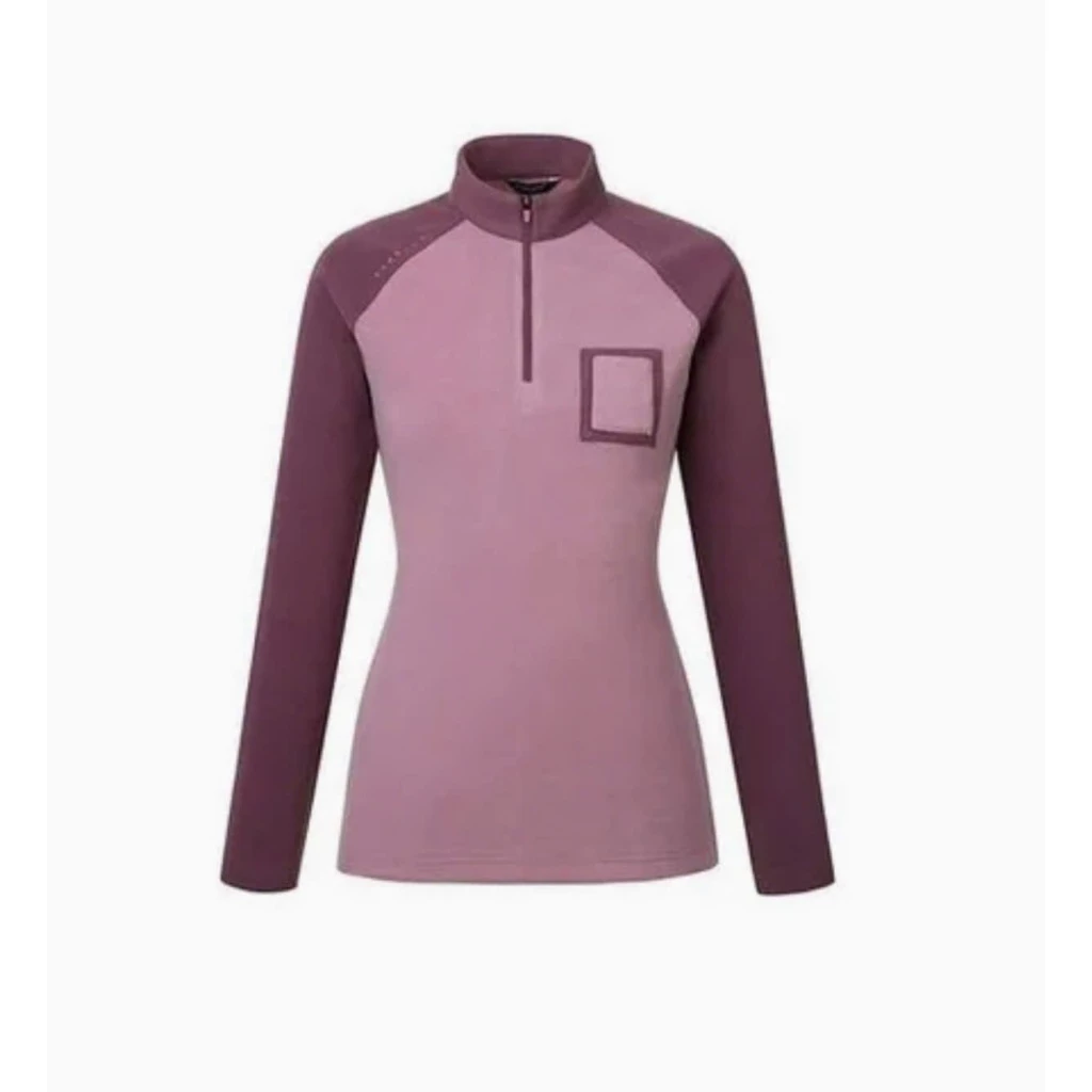 Áo dài tay nỉ bông 1/4 zip  Tres.ka xuất dư xịn dành cho nữ