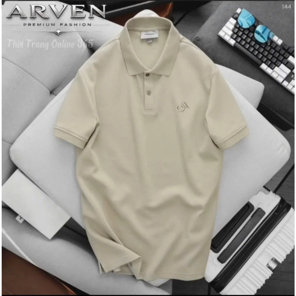 Áo Polo Nam ARVEN Premium – Form Chuẩn, Vải Cotton Co Giãn, Phong Cách Thanh Lịch