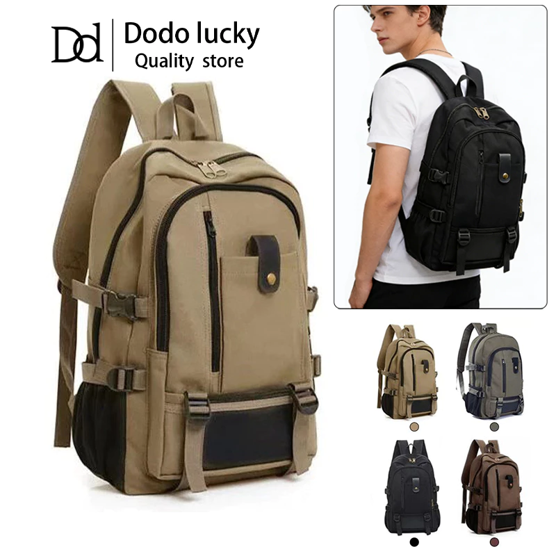 Balo du lịch cực lớn, balo nhiều ngăn, dày dặn, balo đựng laptop, đựng đồ rộng rãi.911