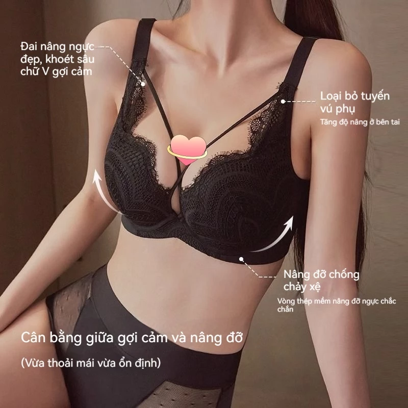 Áo Ngực Có Gọng Nâng Ngực Gọn - Chống Chảy Xệ, Viền Ren Thời Trang, Mặc Áo Hè Tự Tin