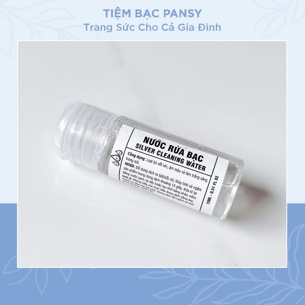 Nước rửa trang sức vàng bạc - TIỆM BẠC PANSY