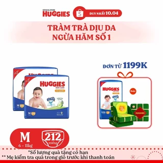 [KOL LIVE] Combo 2 Tã quần Huggies Skincare Mega Jumbo M106/L96+8/XL84+4/XXL76+4