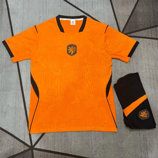 Bộ Quần Áo Đá Banh Hà Lan Cam ĐK 2026 (Nhận In Tên Số) Thun Lạnh Cao Cấp Logo Thêu Nam Nữ Top Sport