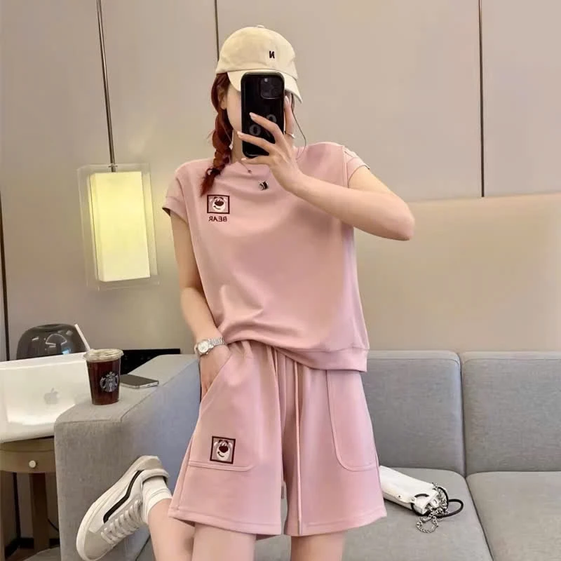 Bộ đồ nữ thể thao mặc nhà cotton co giãn– Set bộ thun quần short, mát mẻ, form đẹp